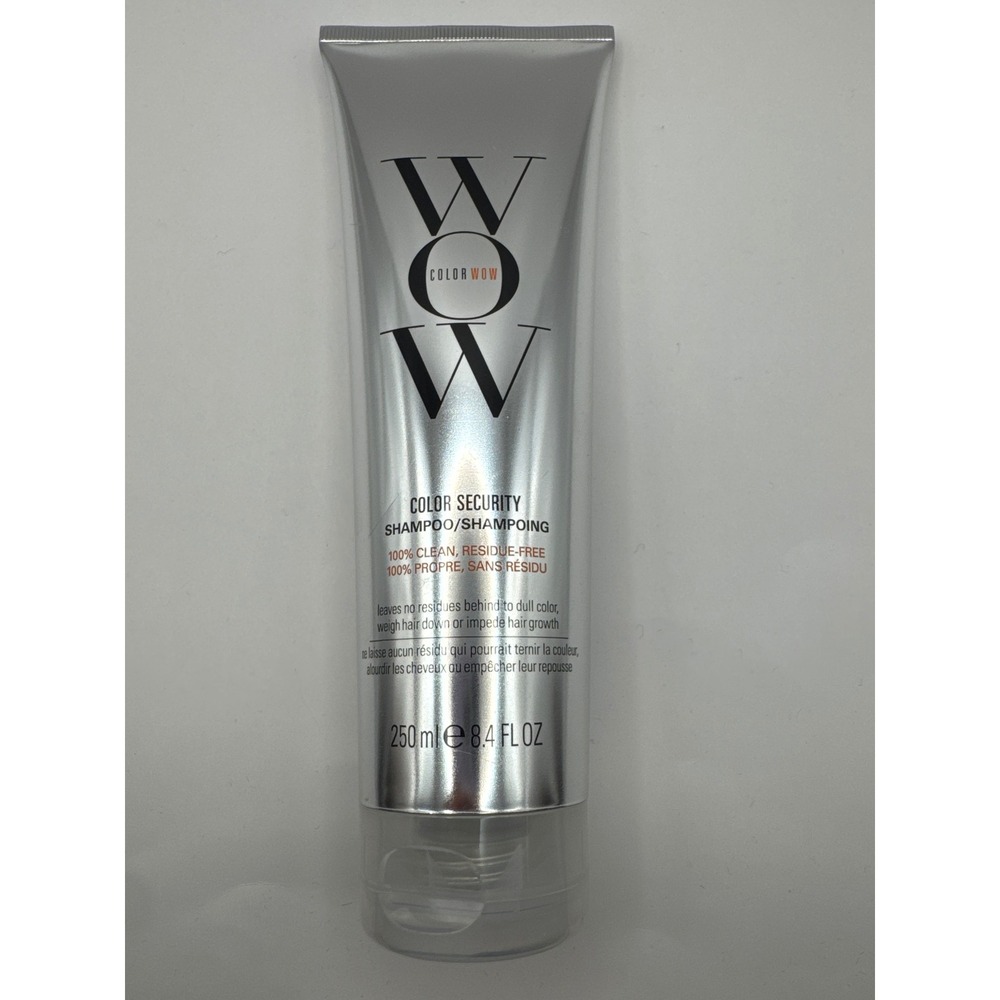 Color WOW Color Security Residue-Free Shampoo 8.4oz Sulfate-Free Haircare BNWOB